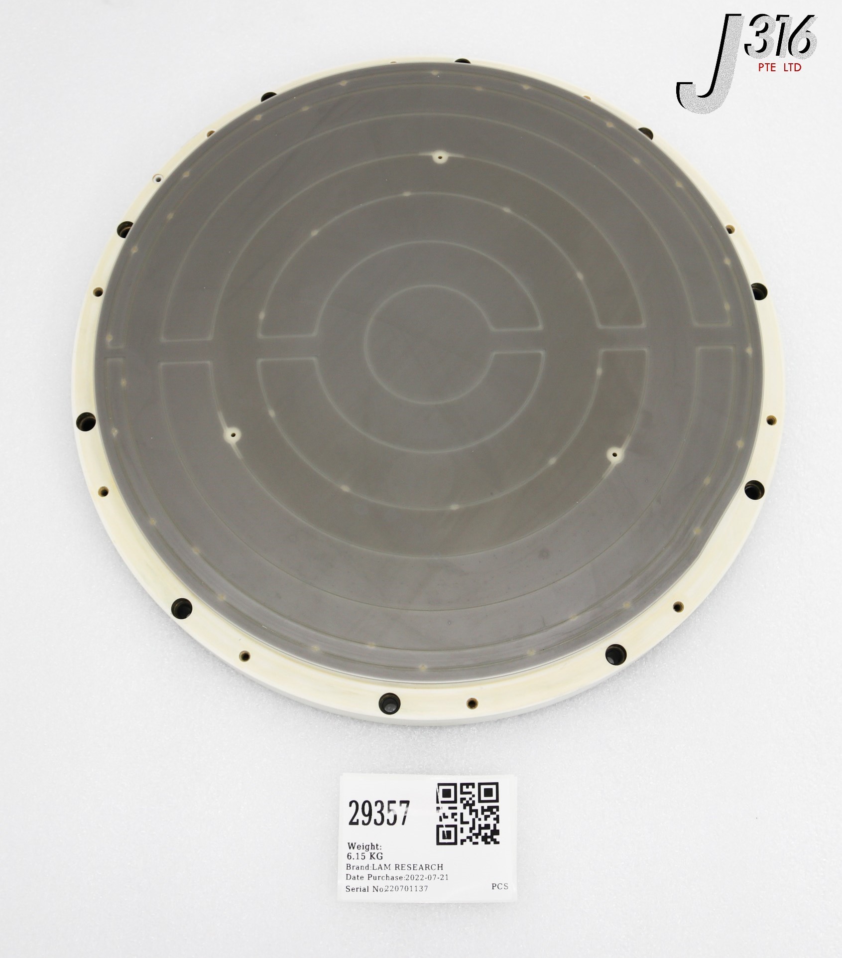 専用ページ❸ 29357 LAM RESEARCH ELECTROSTATIC CHUCK, 715-102001-048 (PARTS) 839